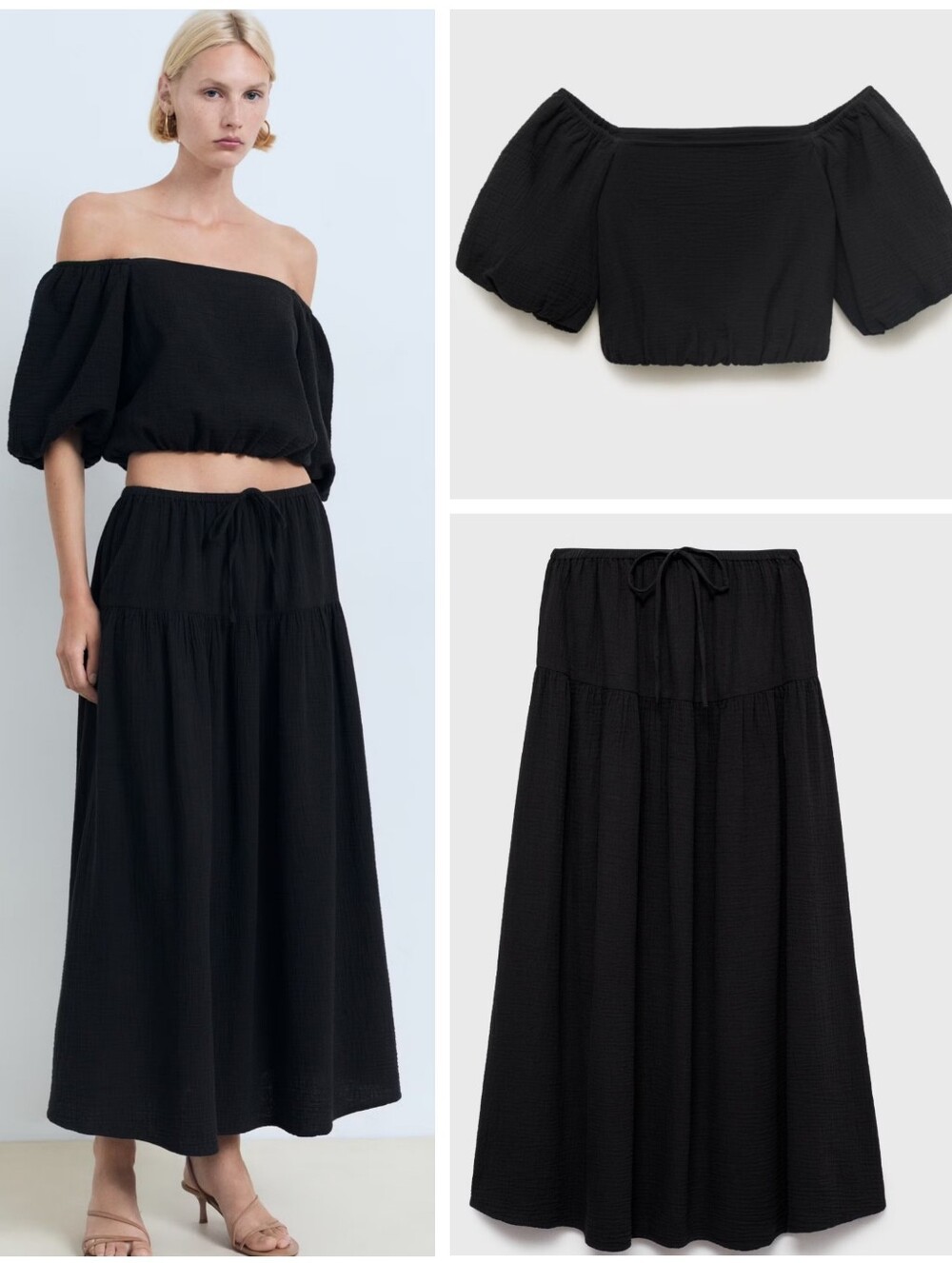 MANGO TOP/SKIRT SET